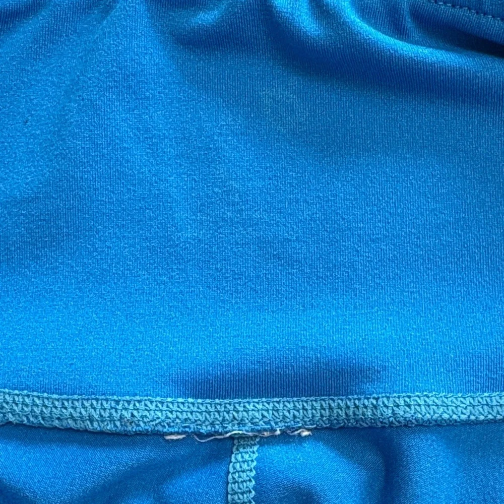 Baleaf Blue Biker Shorts Size Large Athletic With Pockets